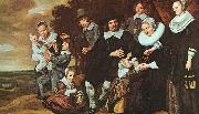 Frans Hals A Family Group in a Landscape Sweden oil painting reproduction